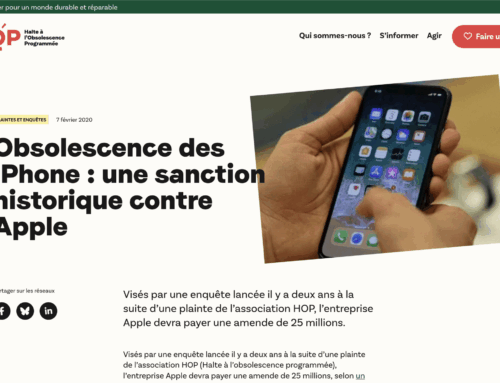 Obsolescence des iPhone : une sanction historique contre Apple | HOP