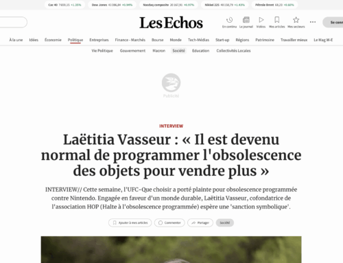 Laëtitia Vasseur : « Il est devenu normal de programmer l’obsolescence des objets pour vendre plus »